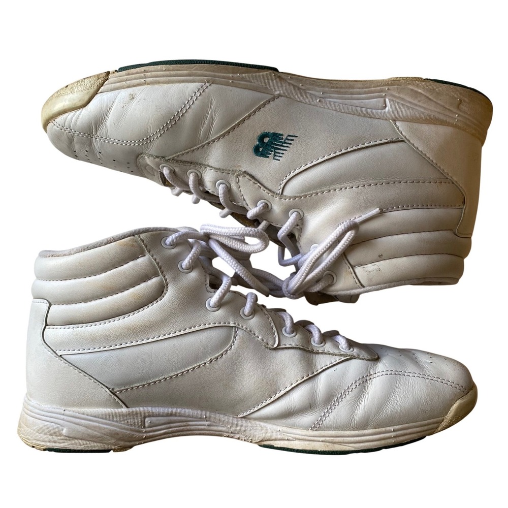 Vintage New Balance 300 High Top Sneakers Women's Size 11 Leather Athletic Shoes